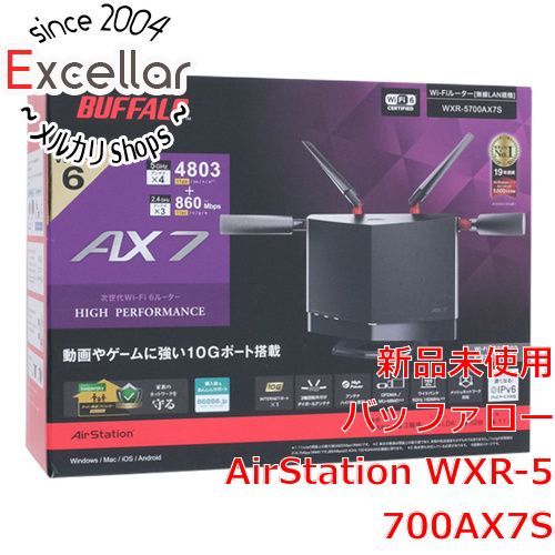 AirStation WXR-5700AX7S ブラック