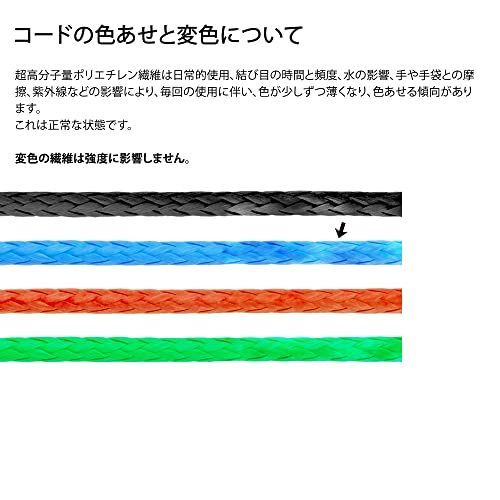 ブラック_340kg | 直径1.6mm x 31M emma kites 100% UHMWPE 超高強度