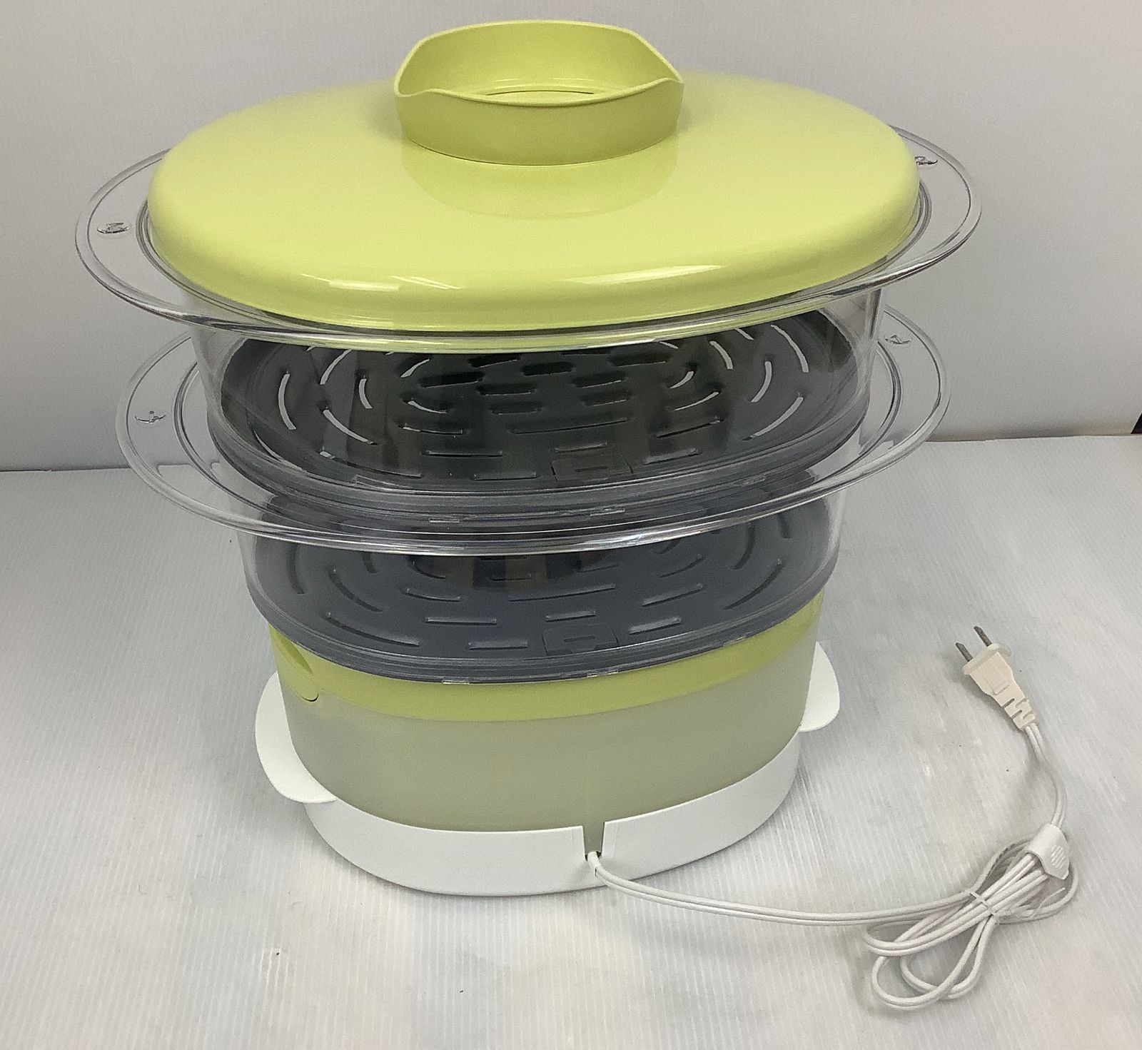 未使用 保管品 T-fal ティファール 電気蒸し器 スチームクッカー ウルトラコンパクト VC100571 （尾） 未使用中古T−fal（ティファール） 電気蒸し器 スチームクッカー