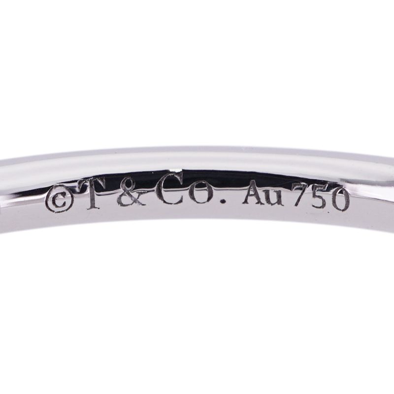 【箱付】TIFFANY&Co  750 Tワイヤーバングル k18 ホワイト TIFFANY&Co. ティファニー Tワイヤー バングル 18金 K18ホワイト