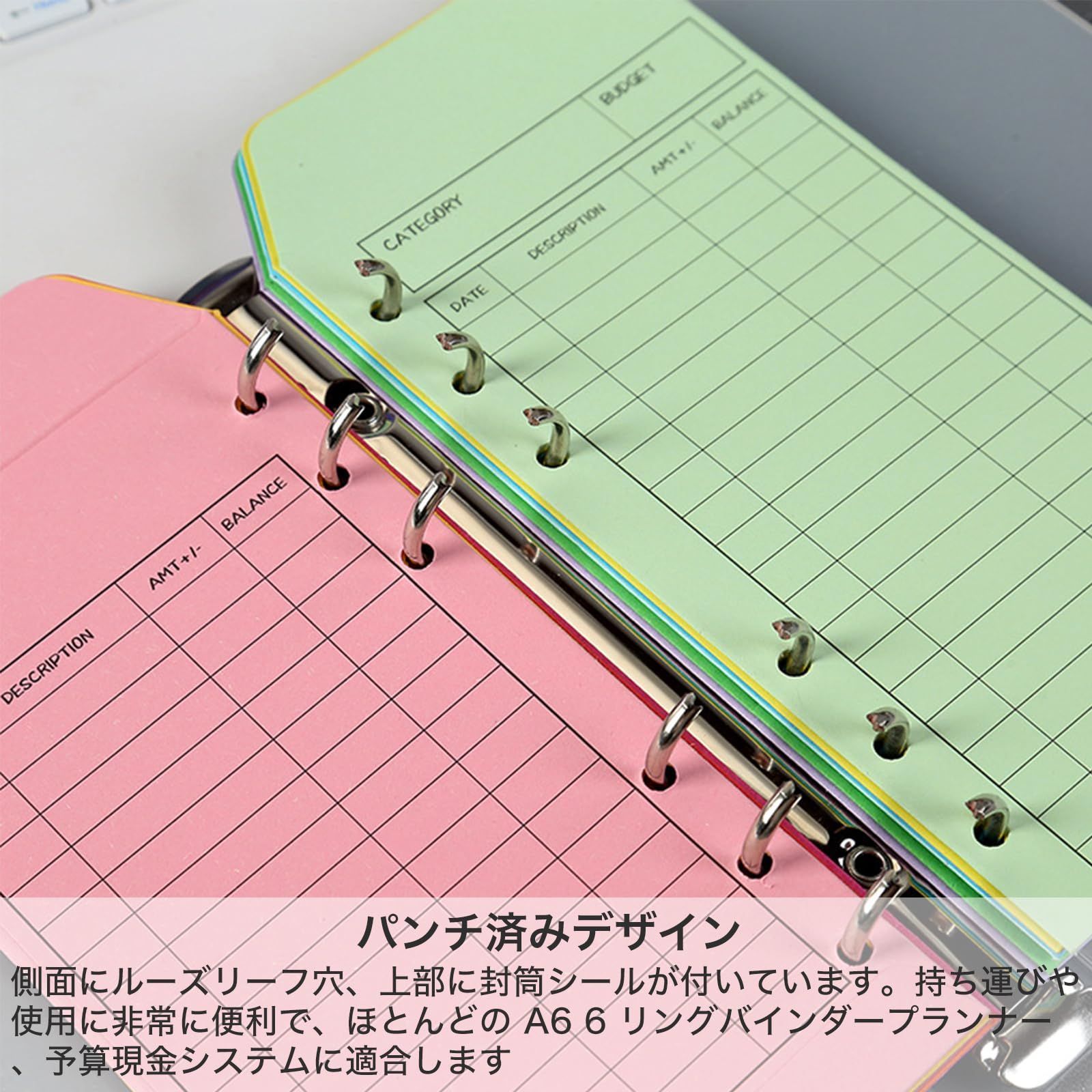バインダー貯金 レジンバインダー A6 貯金 韓国 予算管理 手帳貯金 貯金 2bu0g4ownn_0.jpg