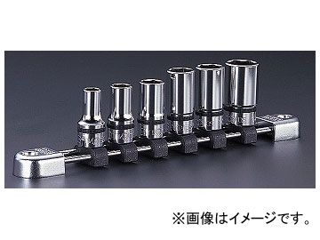KTC 9.5 SQ ネプロス セミディープソケットセット JAN
