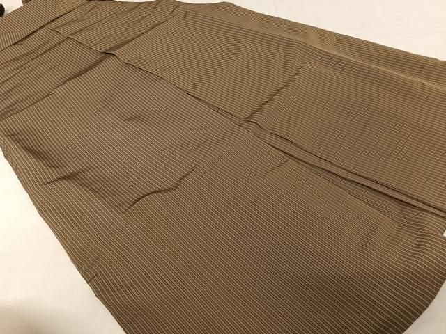 平和屋着物○男性 馬乗り袴 神代袴 間道 正絹 逸品 CAAS9415th 平和屋