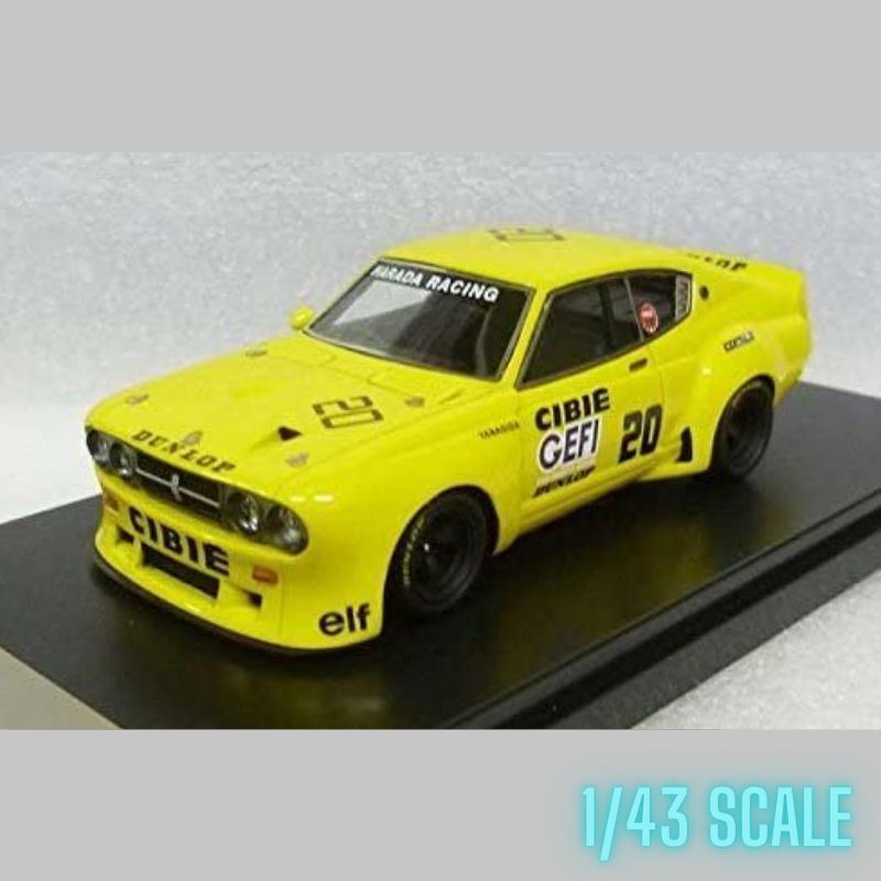 P4 【絶版モデル】日産 ターボ バイオレットスーパーシルエット １/43