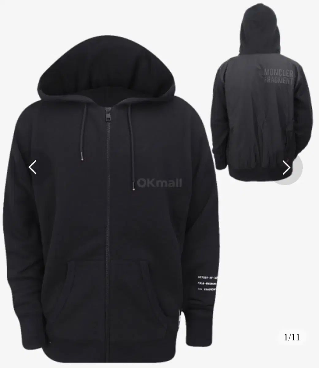 正規品 MONCLER(モンクレール) フード付き ジップアップパーカー 正規品 MONCLER(モンクレール) フード付き ジップアップパーカー