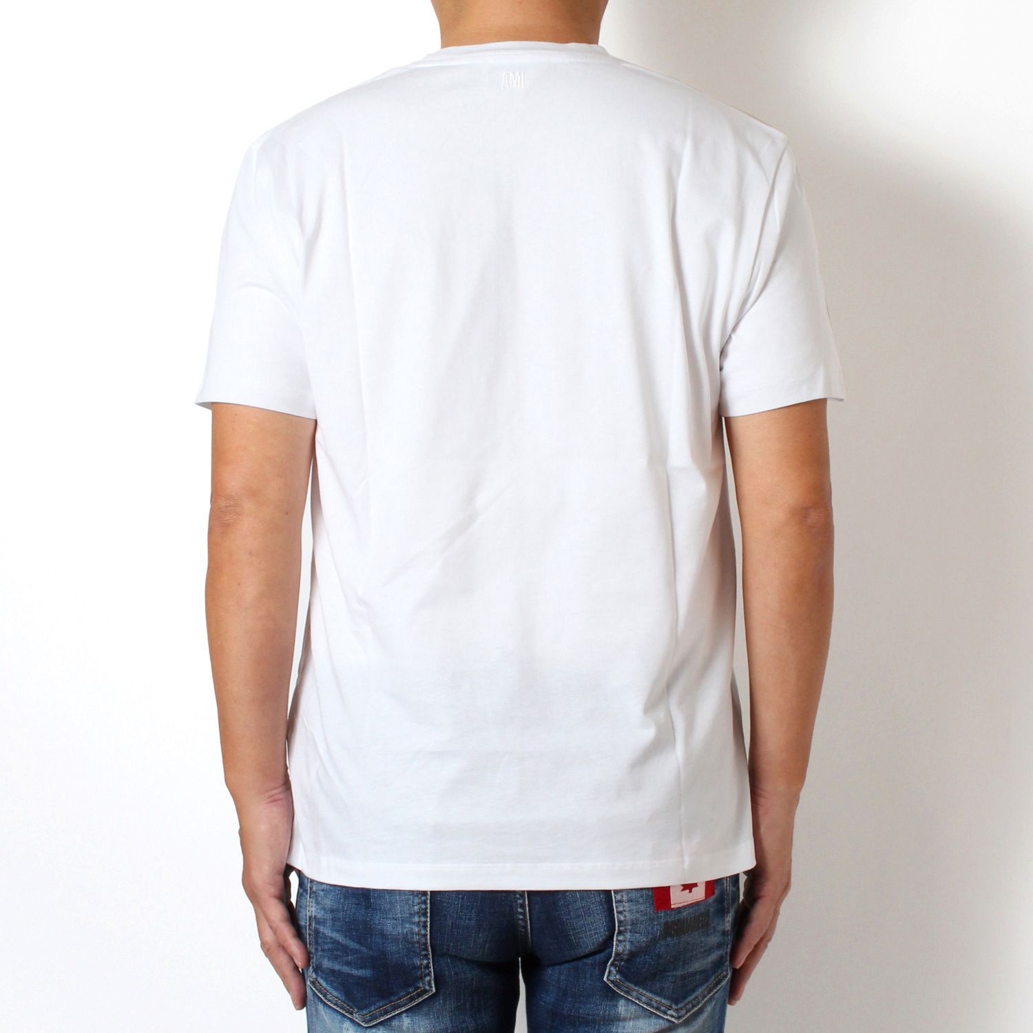AMI ALEXANDRE MATTIUSSI Tシャツ BFUTS001.724 AMI Alexandre Mattiussi PARIS アミパリス Tシャツ ブラック 黒