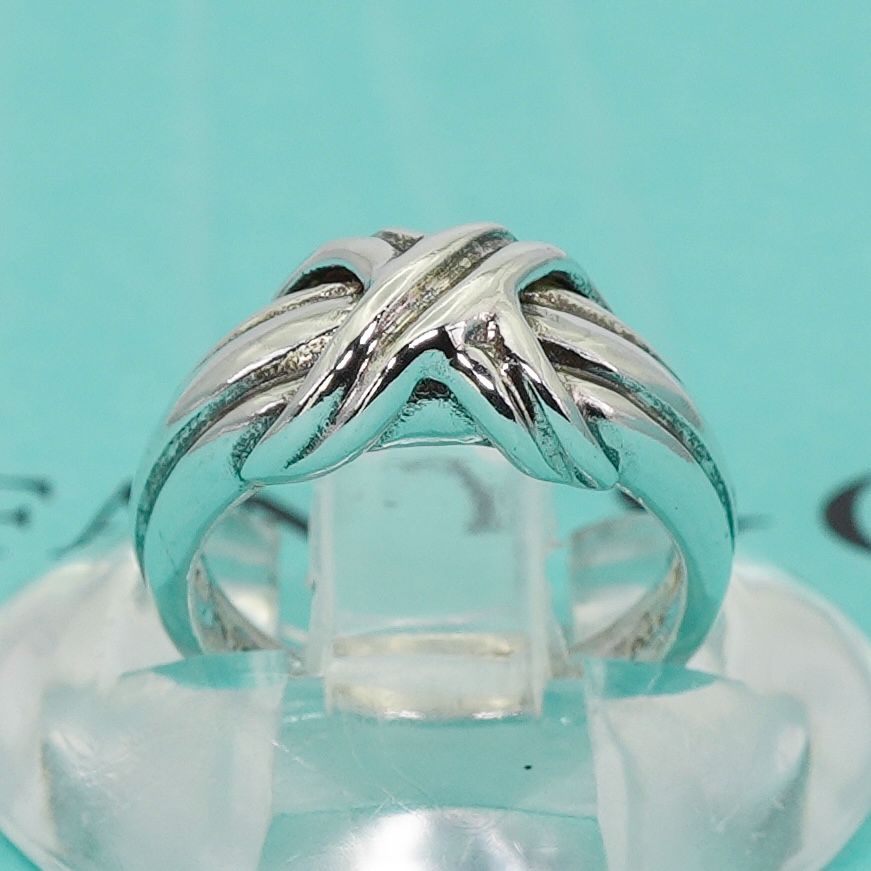 極美品 TIFFANY&CO ティファニー リング アトラス ナロー 指輪 6