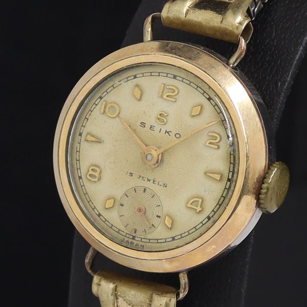 M308❀14K SEIKO セイコー 金無垢 腕時計 レディース エクセリーヌ