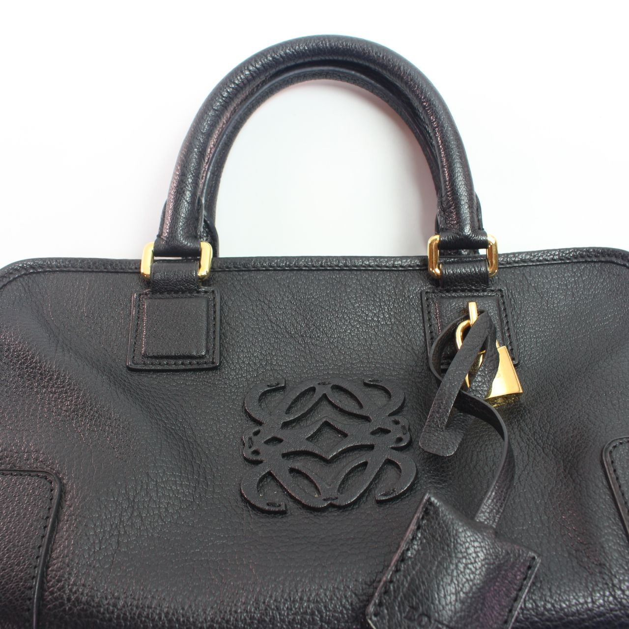 ⭐*️様 a*n様 LOEWE ロエベ アナグラム アマソナ 28 レザー ミニ LOEWE ロエベ アマソナ28 レザー ハンドバッグ ミニ トート