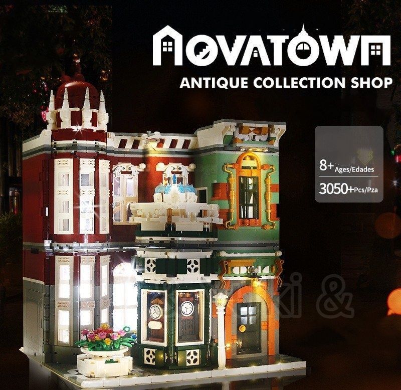 レゴ アンティーク工芸 ライト付き ブロック 3050PCS おもちや モデル 大人向け 高難易度 ブロック 組み立て