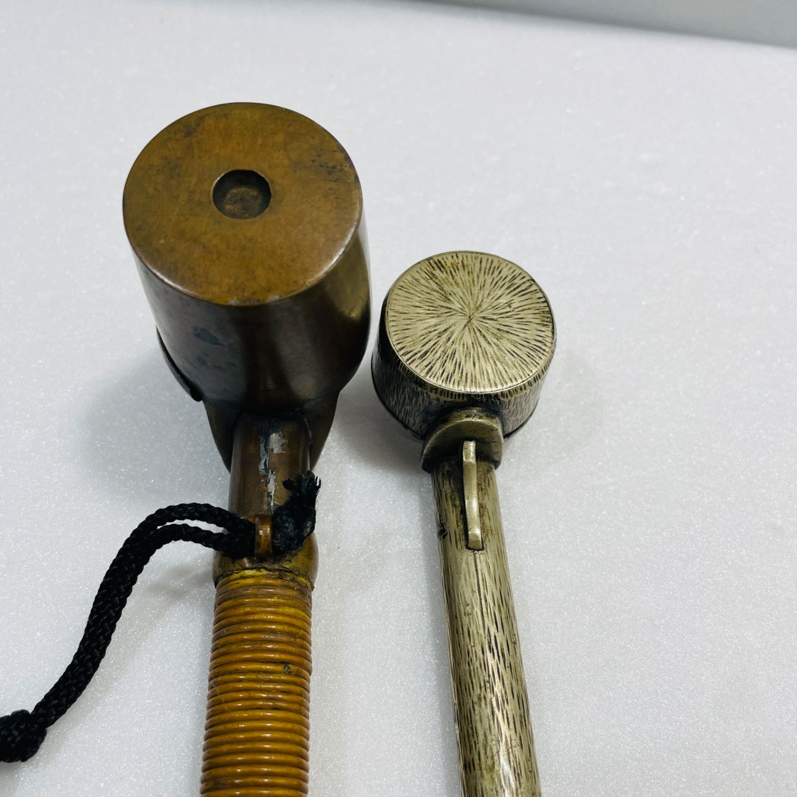 2本セット 矢立（やたて） 携帯用筆入 アンティーク 骨董品 レトロ