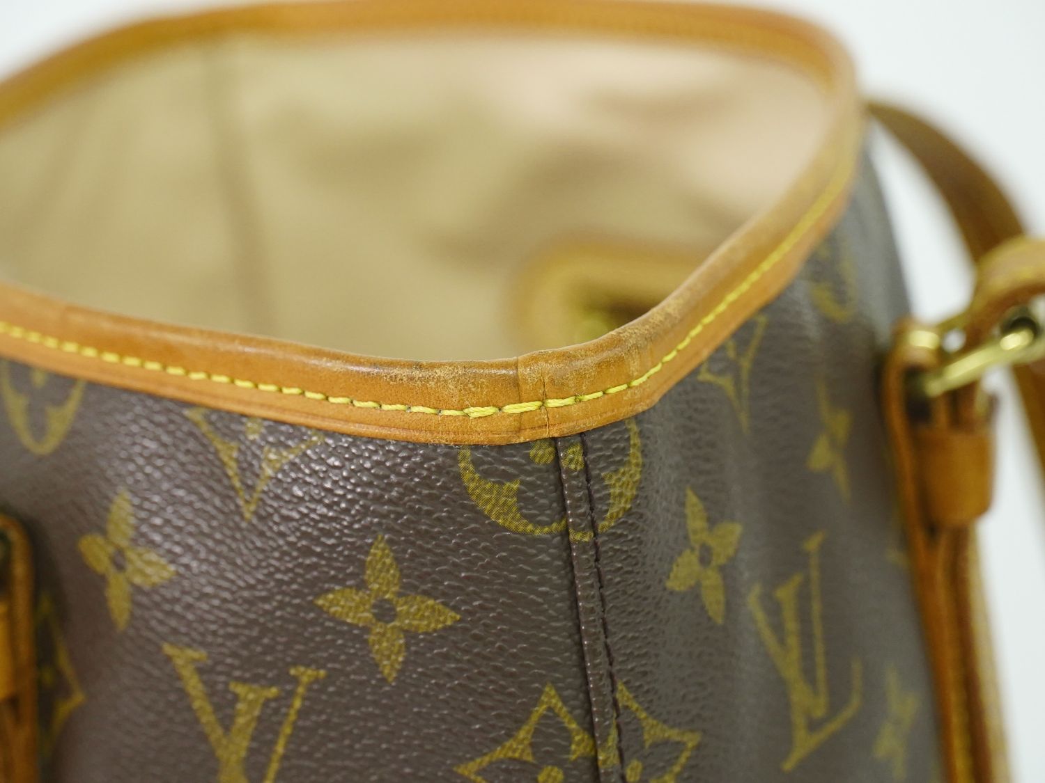 本物 ルイヴィトン LOUIS VUITTON LV バケット GM モノグラム