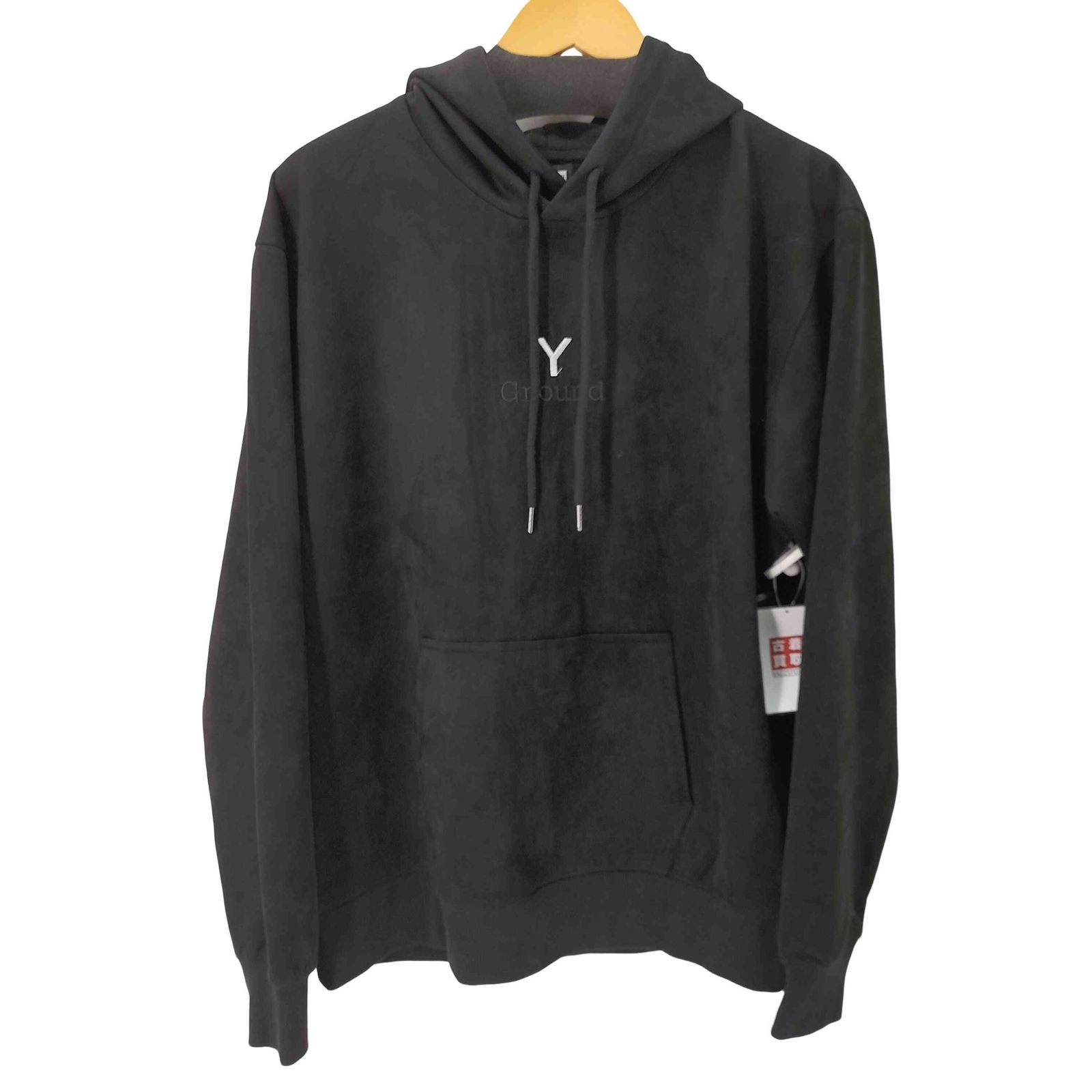ワイスリー Y-3 24-25AW SUEDE HOODIE GY LOGO メンズ JPN：XL