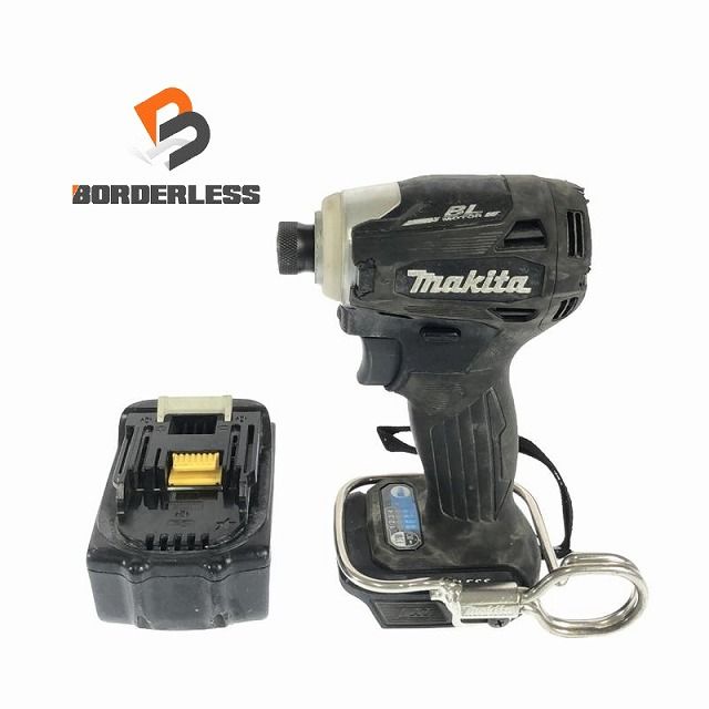 ∞ makita マキタ 充電式インパクトドライバ TD170D / 18V バッテリー 6.0Ah 4.0Ah / 充電器 / ケース □H8