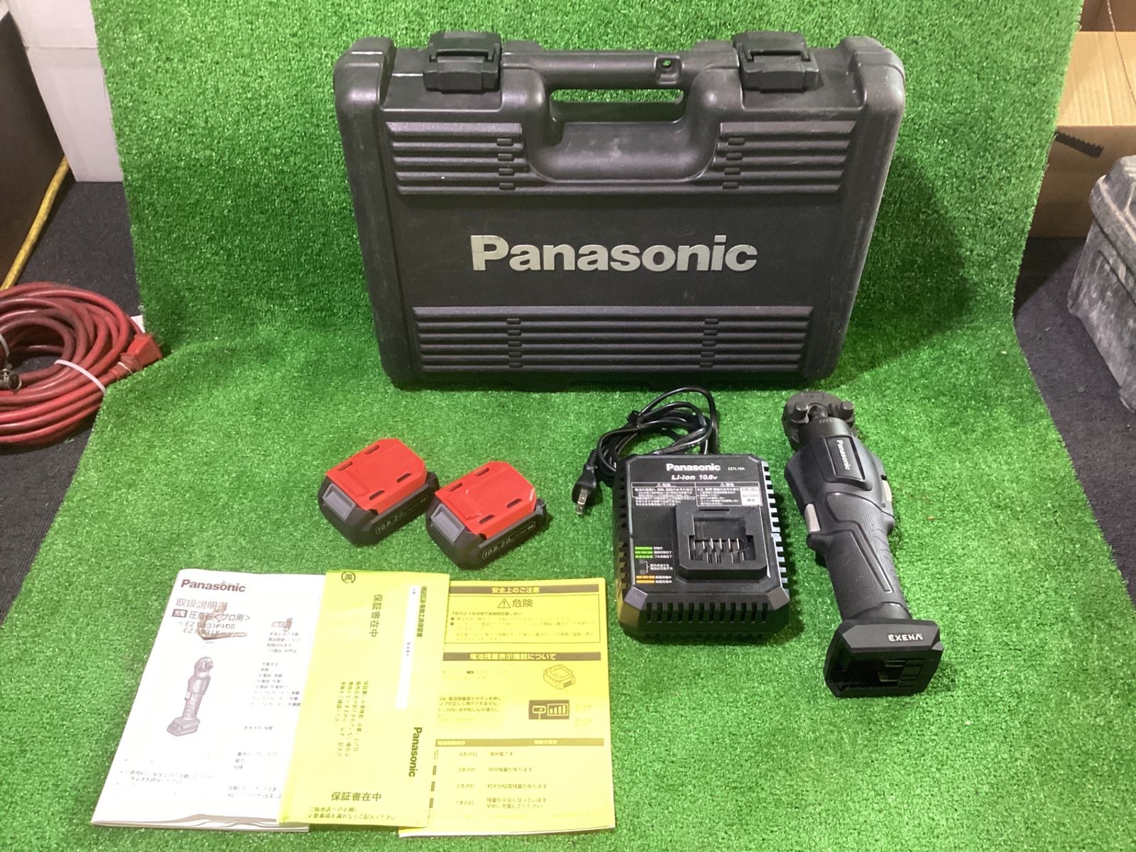 Panasonic EZ1W31F10S-B 充電圧着器 フルセット エ-350