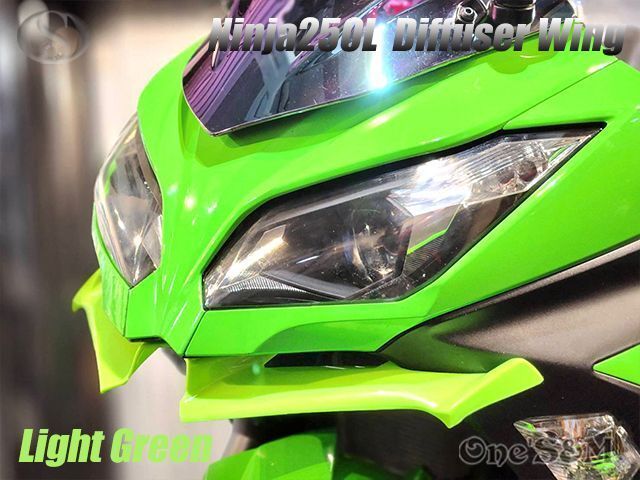 ニンジャ250 ディフューザー ウイングレット フロント カナード