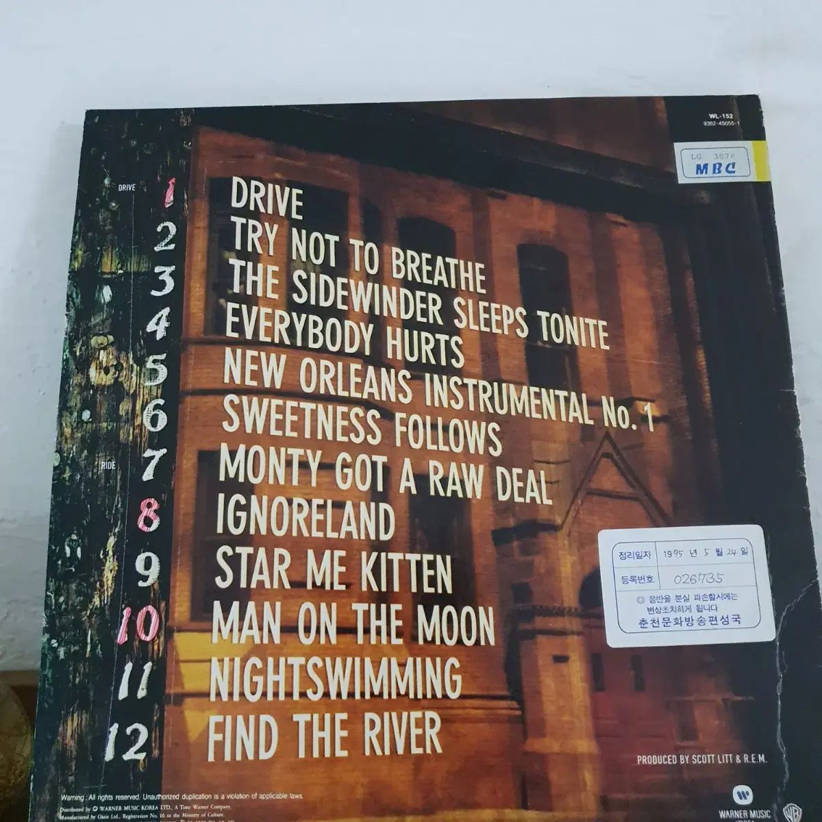 レム R E M LP 1992 ライセンス なアルバム WWW_TRAVELLANDINDIA_COM