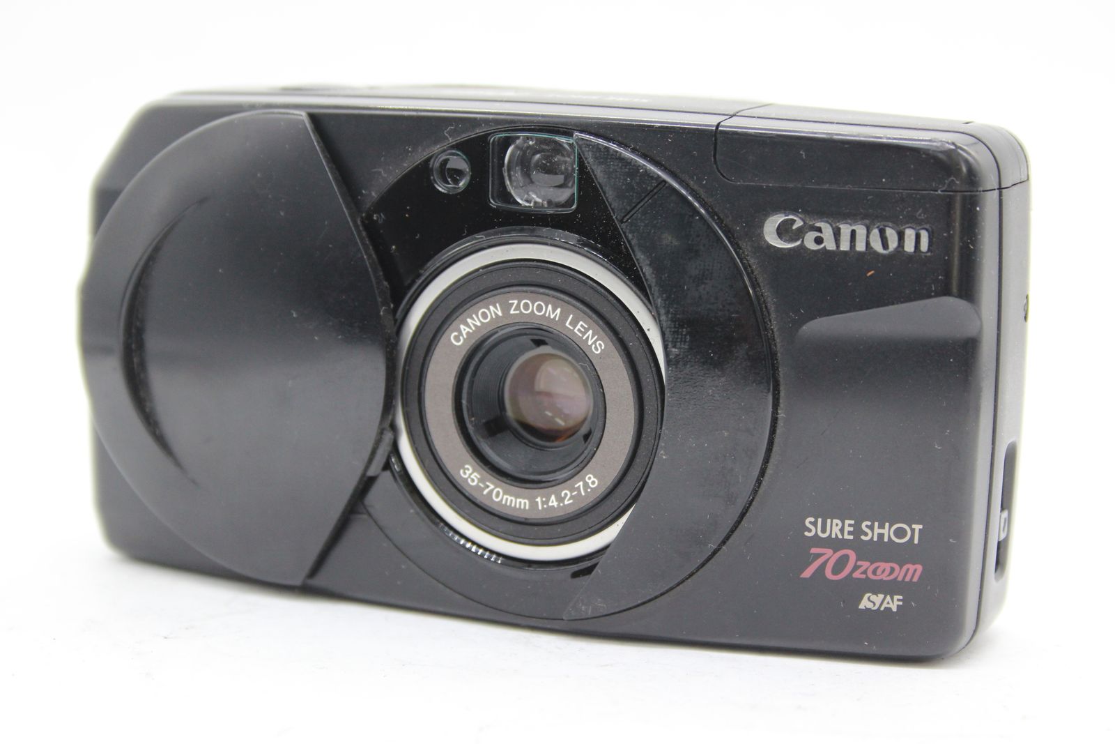 【返品保証】 キャノン Canon SURE SHOT 70 ZOOM ブラック 35-70mm 4.2-7.8 コンパクトカメラ s5674