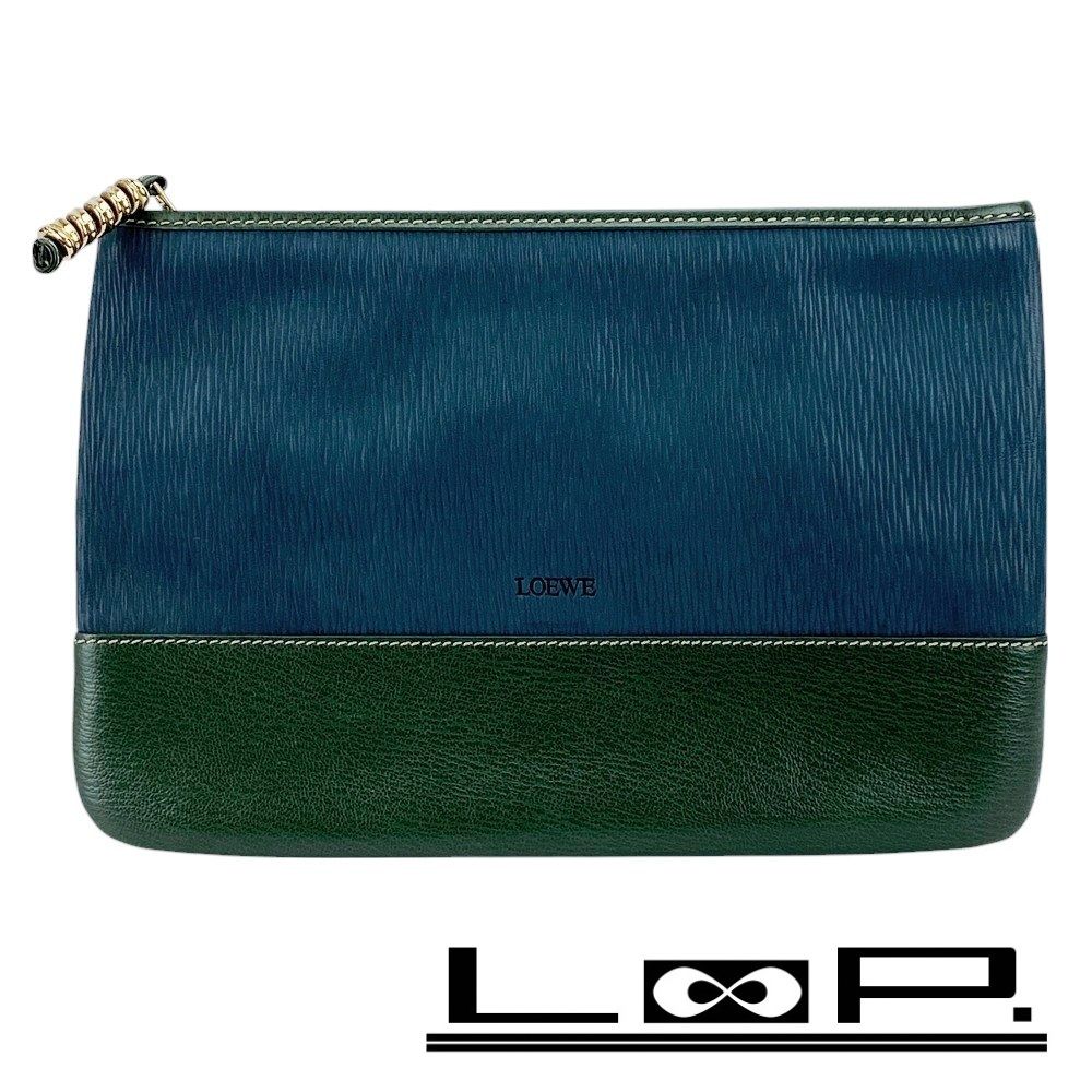 LOEWEロエベ クラッチバック？ ヴィンテージ □美品□ヴィンテージ□ LOEWE ロエベ ベラスケス クラッチ