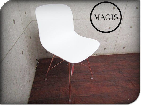 新品/未使用品/MAGIS/マジス/高級/TROY/トロイ/Marcel Wanders/SD3700/WIRE FRAME copper/PP  WHITE 1735C/サイドチェア/57,200円/yykn834k - メルカリ