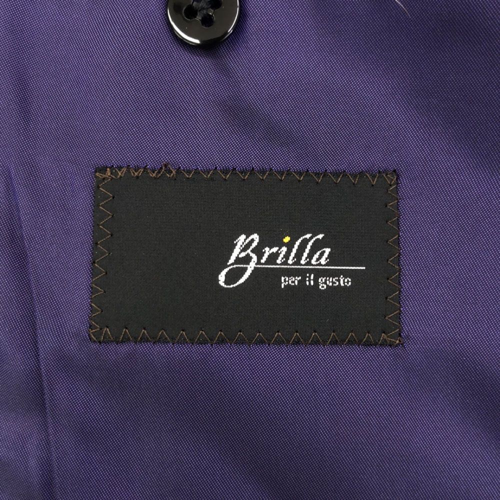 Brilla パープル テーラードジャケット 46