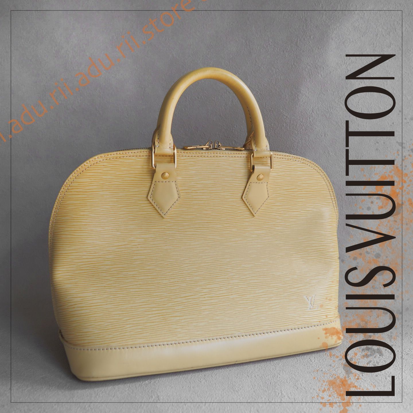 美品☆ ルイヴィトン LOUIS VUITTON エピ アルマ ハンドバッグ M5214A