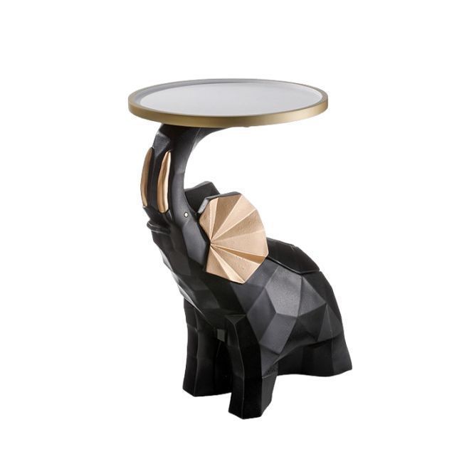 木彫りの大きい象チーク材 ヴィンテージ手彫りのタイチーク材の木製象