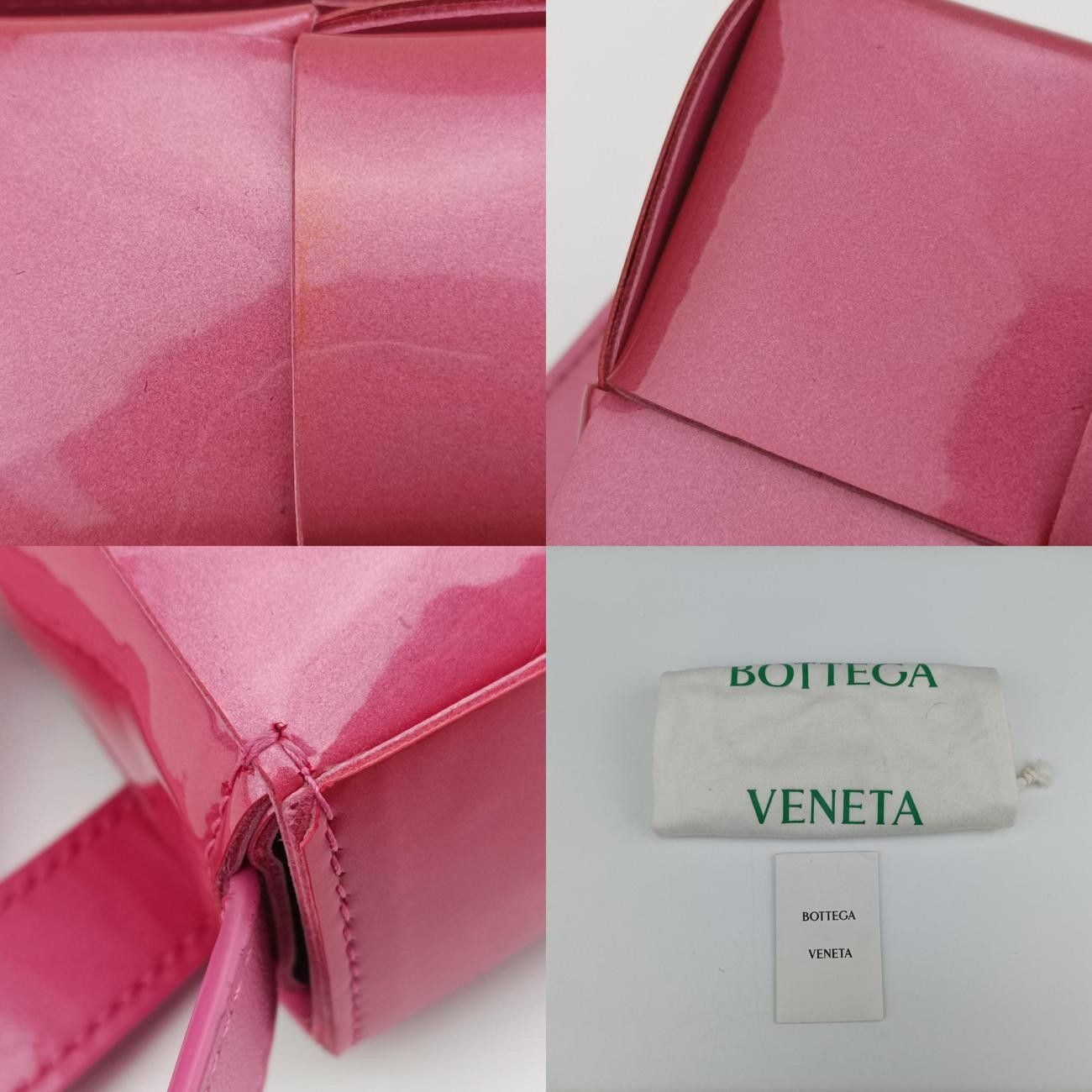 ボッテガヴェネタBottega VenetaカセットピンクラムスキンIC