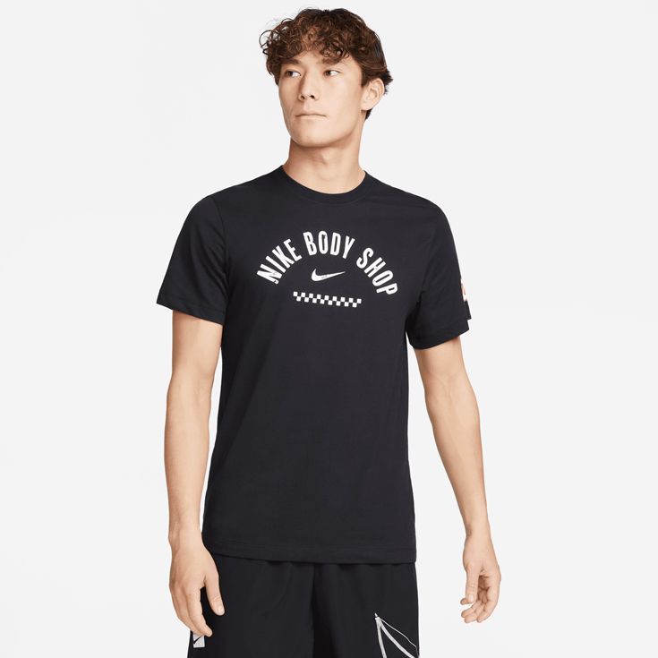 ナイキ nike DF ボディ ショップ 1 S S Tシャツ ランニングTシャツ 半袖 メンズ 男性【dz2734-010】陸上・ランニング用品 XL (010)ブラック