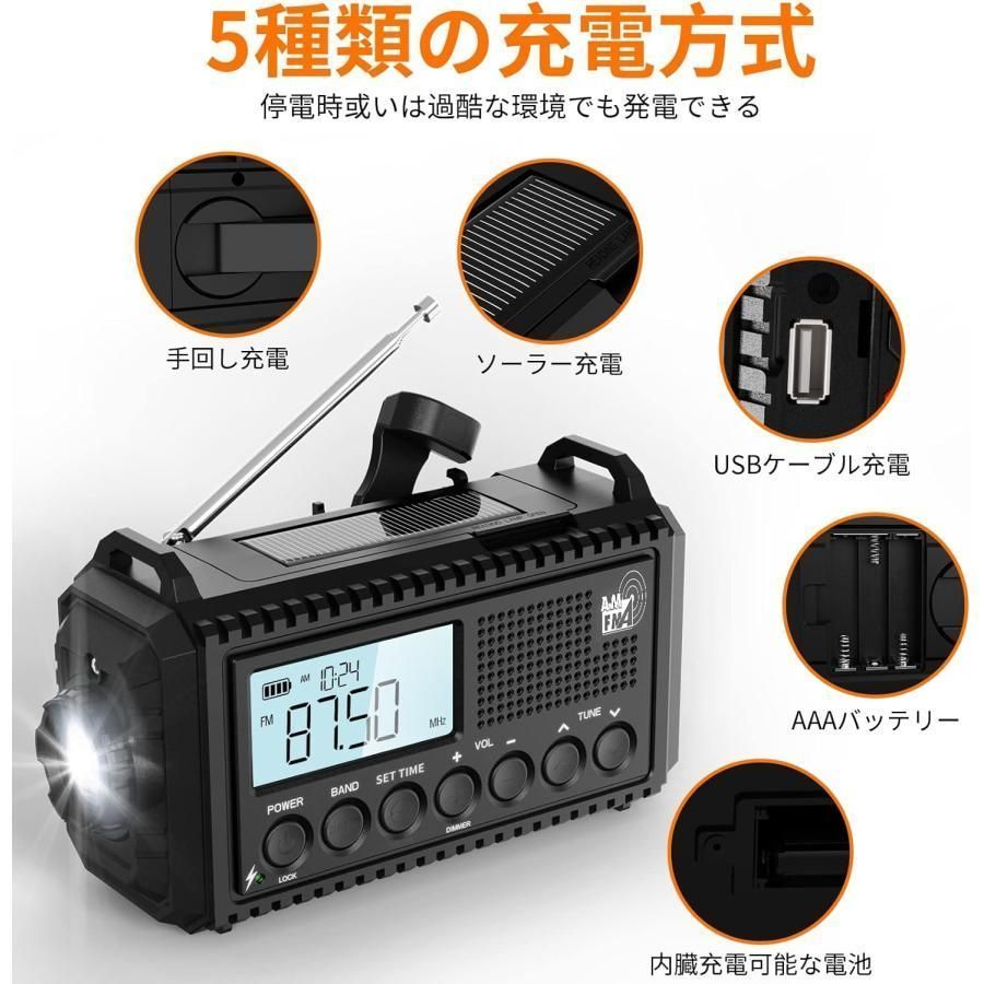 読書ランプ付 SW|AM|FMラジオ