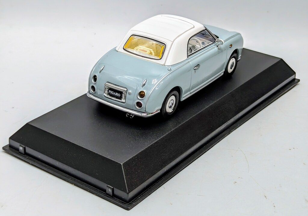 京商 1/43 Nissan FIGARO Paleaqua Blue 日産 フィガロ ペールアクア