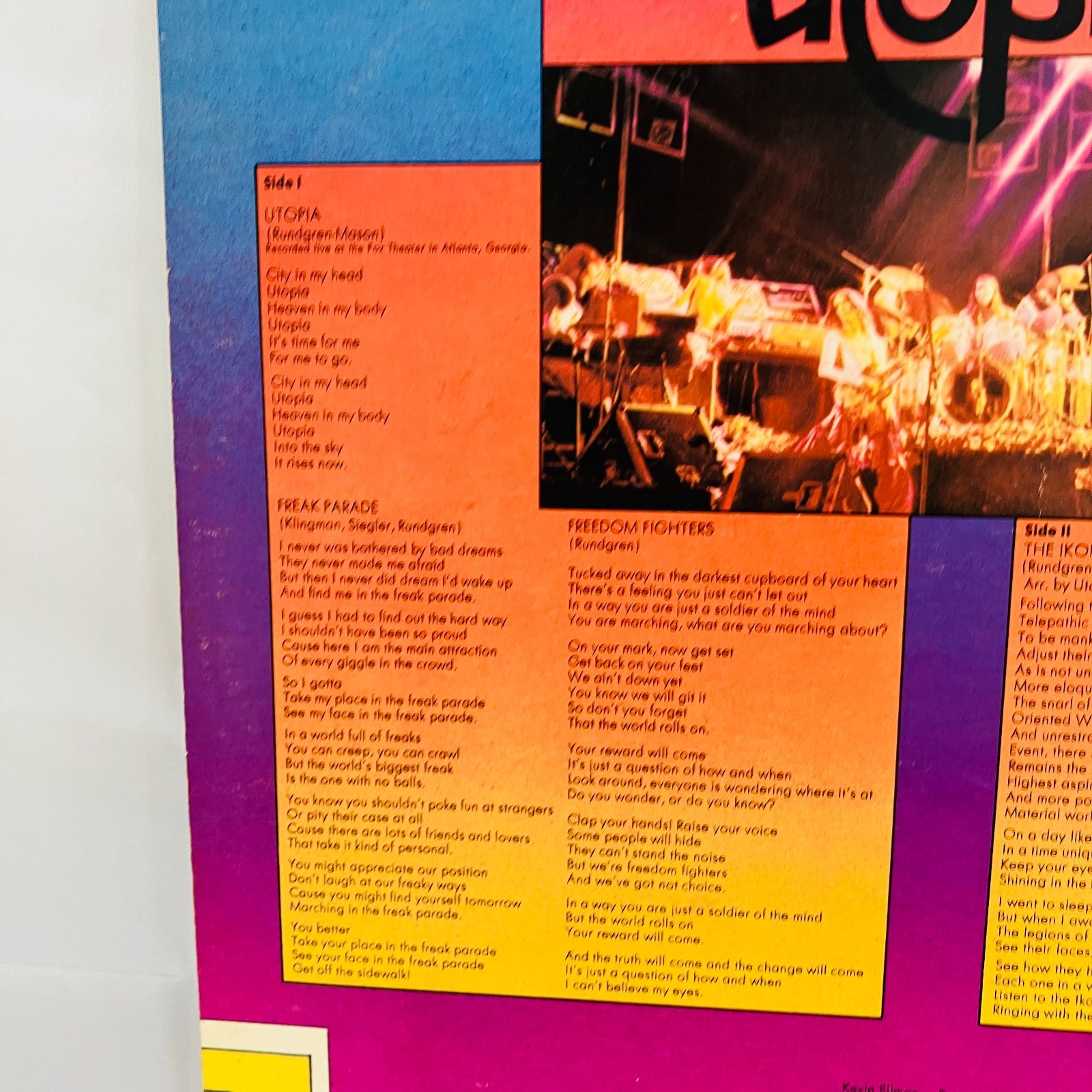 EUTOPIA LPレコード A【LP レコード】 ToddRundgren トッドラングレン UTOPIA