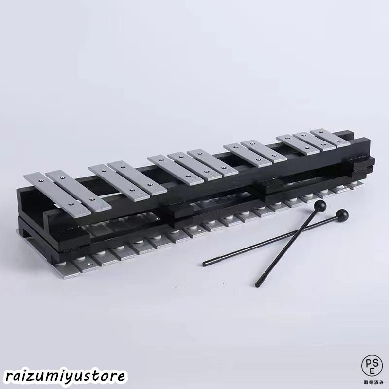 鉄琴 収納ケース付 グロッケン 30鍵盤 折りたたみ 卓上 鉄琴 グロッケン 楽器 折りたたみ 卓上鉄琴 卓上 30音 折り畳み