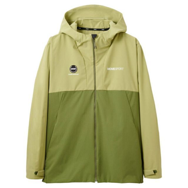 DESCENTE デサント AIRY TRANSFER スパンライク フルジップフーディー カーキ Lサイズ DMMVJF10 KH | スポーツ スポーツウェア ウエア 服 衣類 機能性 アウター 長袖 ロングスリーブ 素材 リブ仕様 スト
