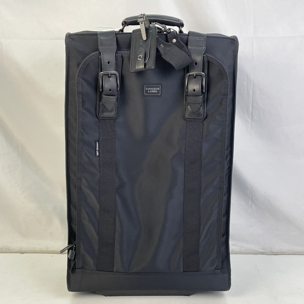 01w-0962 ラゲッジレーベル LUGGAGE LABEL   ラゲッジレーベル トラベルキャリーケース   ブラック  メンズ  キャリーバッグ  吉田カバン 【中古品】