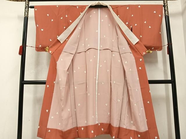 平和屋着物 長襦袢 無双仕立て お多福 正絹 AABC6815ph