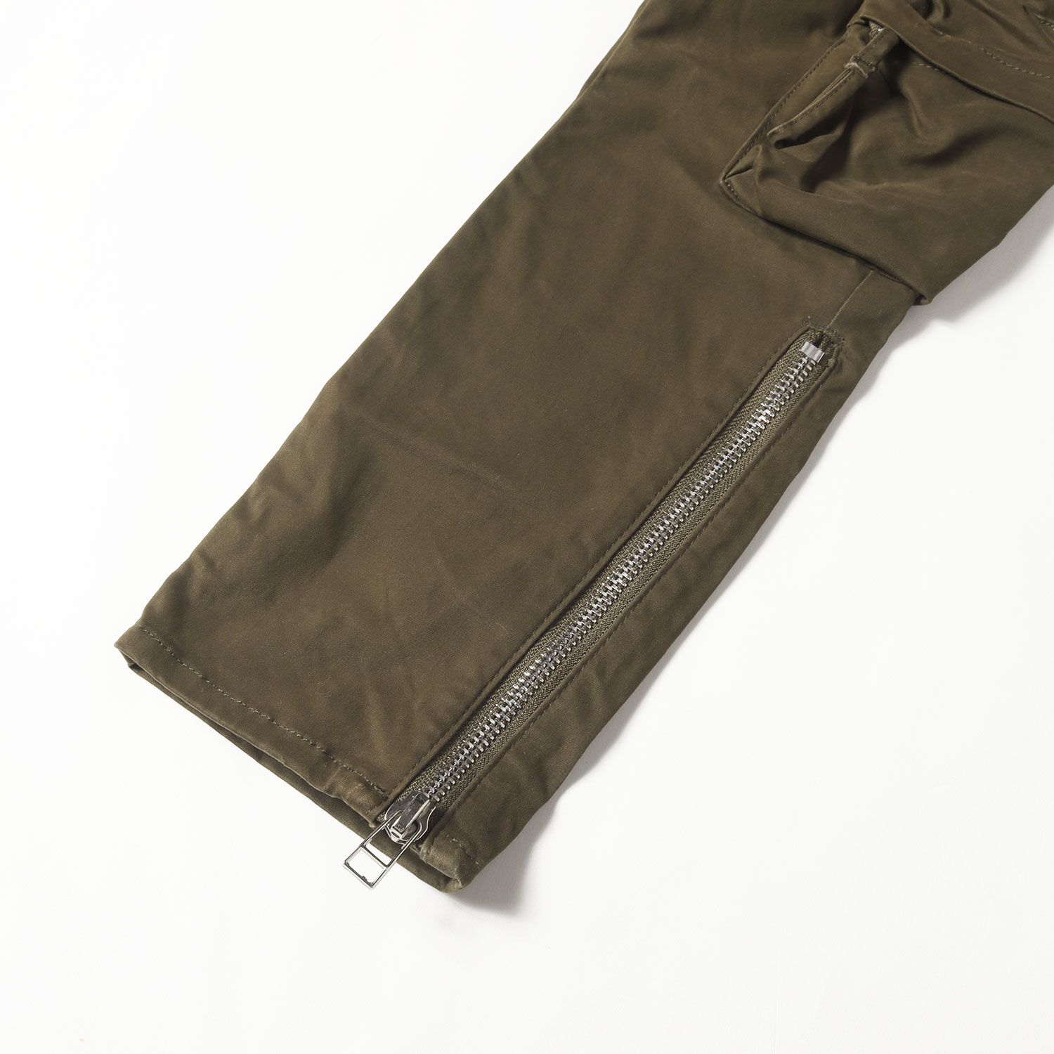 MLVINCE ベージュ カーゴパンツ MLVINCE メルヴィンス TYPE-2 SLIM CARGO PANTS ジップフライ