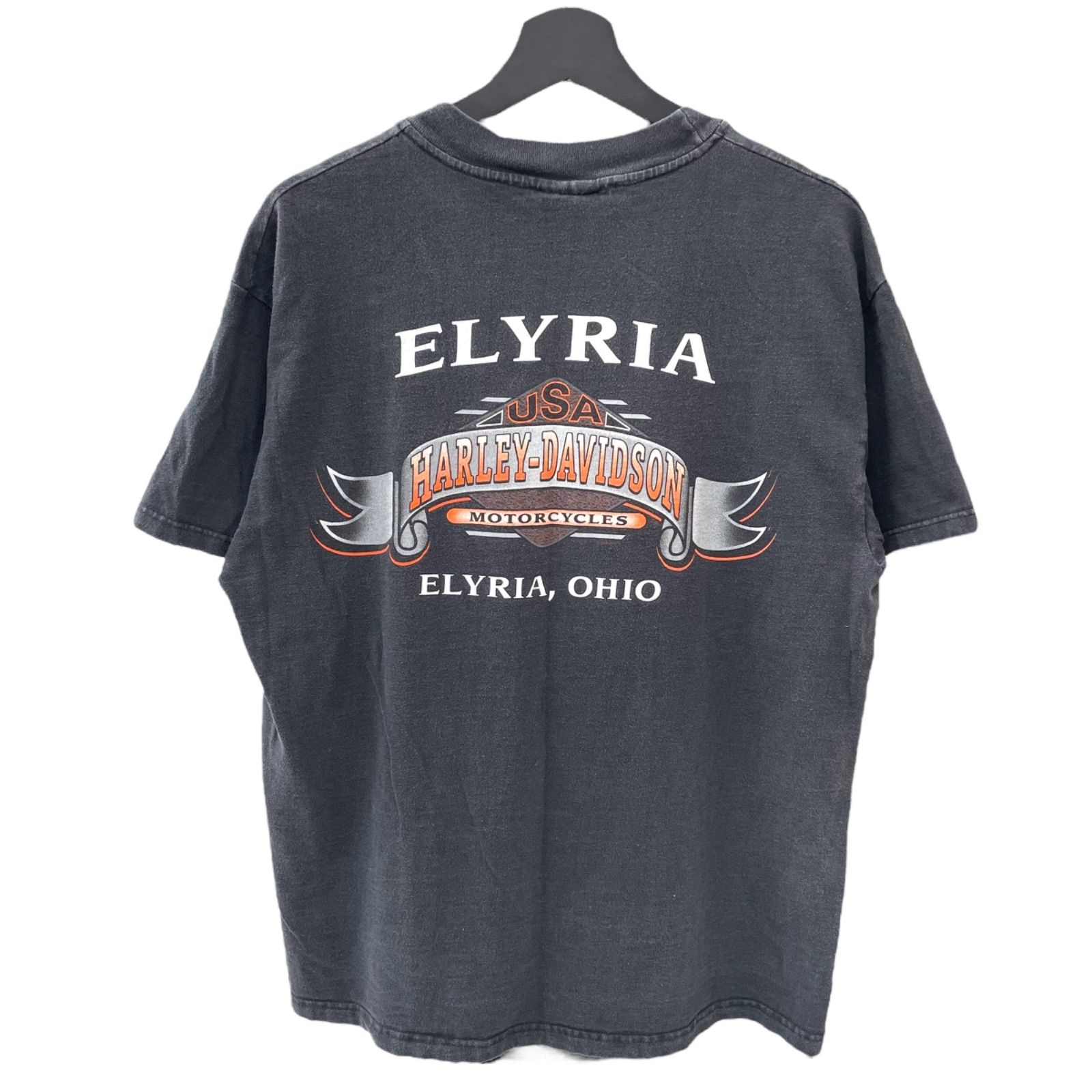 VINTAGE】HARLEY DAVIDSON EAGLE FLAME S/S T-SHIRT ハーレー 