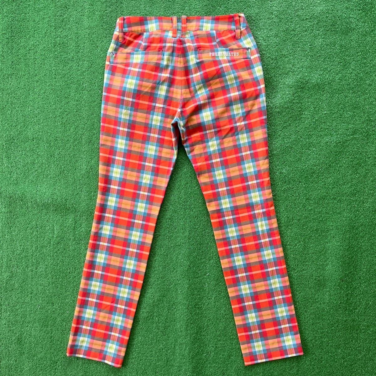 PEARLY GATES(パーリーゲイツ)チェック柄メンズゴルフパンツ PEARLY GATES パーリーゲイツ チェック柄 コットン混 速乾性
