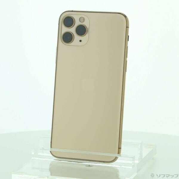 中古品〕iPhone11 Pro 256GB ゴールド MWC92J／A SIMフリー【258】