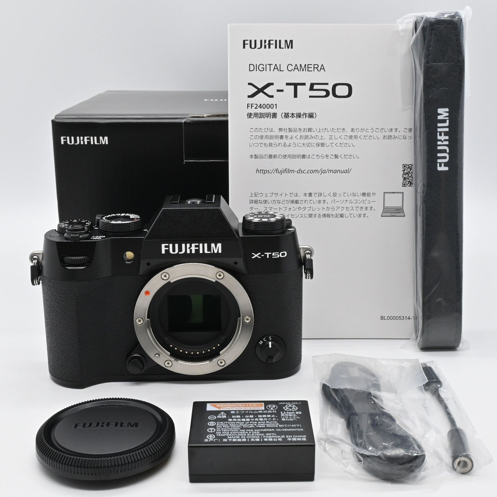 ☆極上品☆FUJIFILM X-T50 ボディ ブラック ショット数 769回