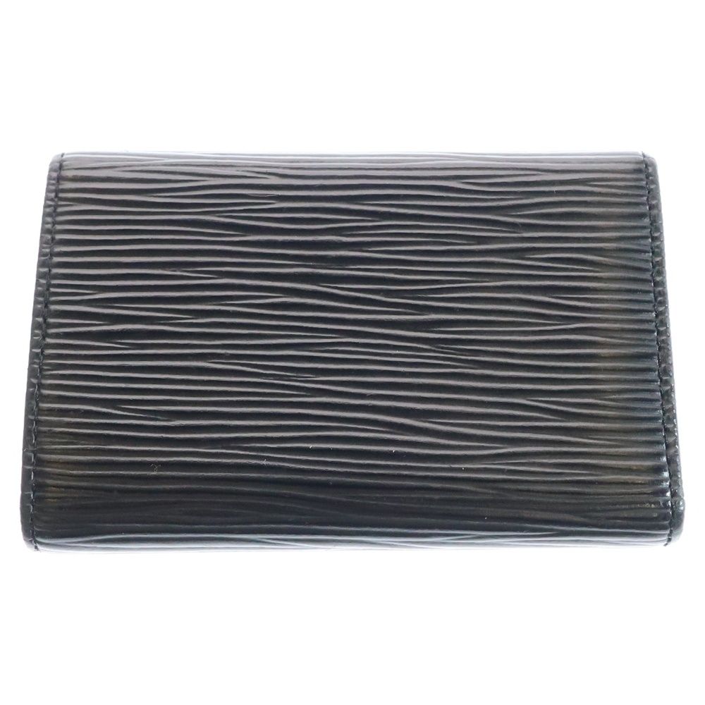 LOUIS VUITTON ルイヴィトン エピ ミュルティクレ6 キーケース キーリング キーホルダー ブラック ノワール シルバー金具 レザー M63812