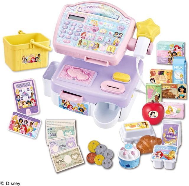新品 ディズニープリンセス なんでもキラキラスキャンレジスター [佐川急便]