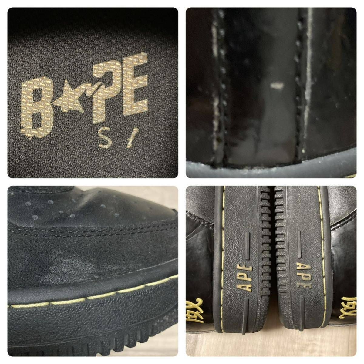 ☆激レア☆ EVOKE BAPESTA スニーカー 28cm black a bathing ape BAPE 