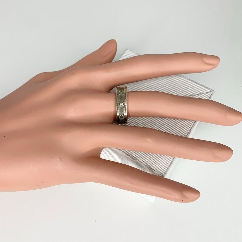 TIFFANY アトラス リング 16号 指輪 メンズ レディース 925 極美品