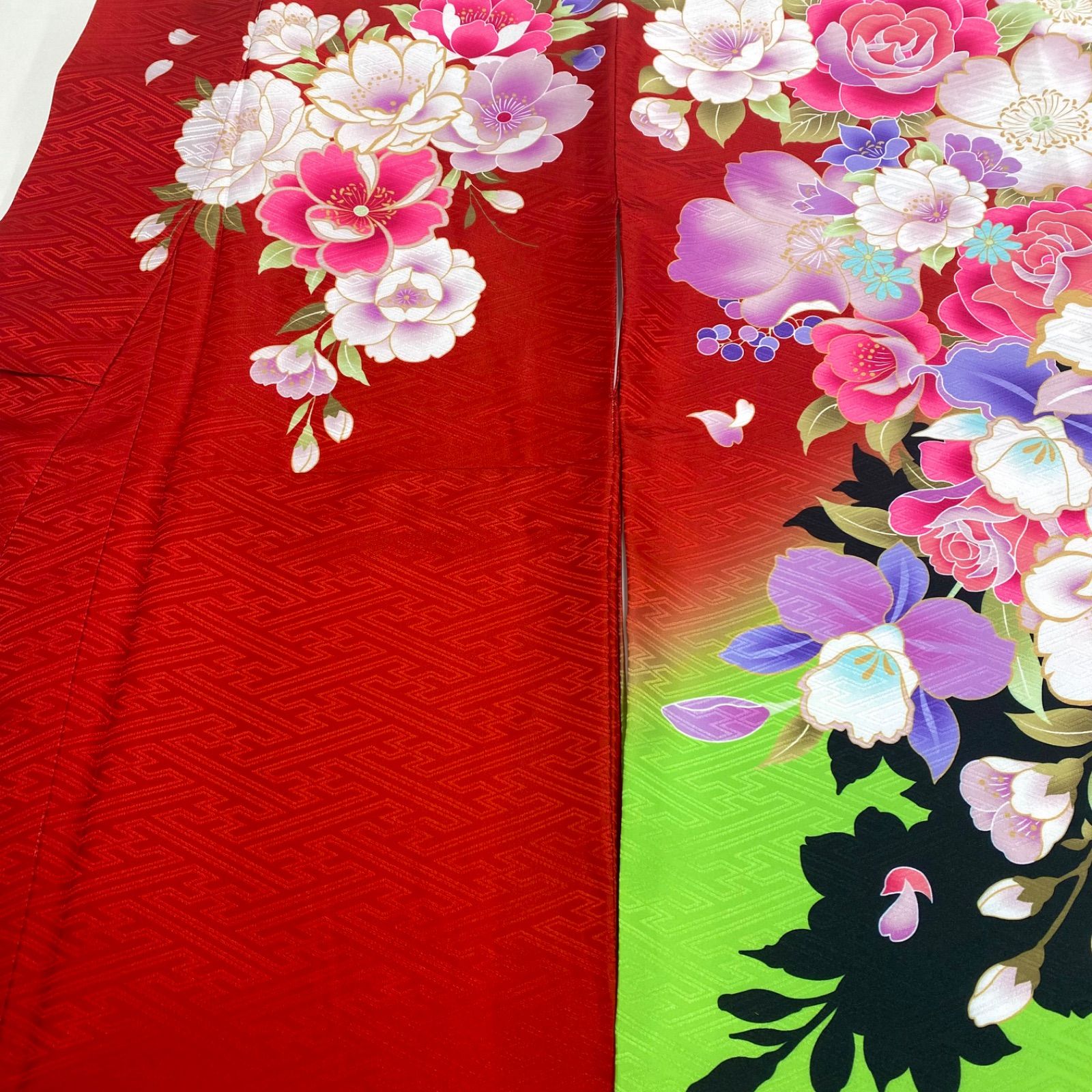 二尺袖 ポリエステル着物 紋意匠 袴用 MOP441