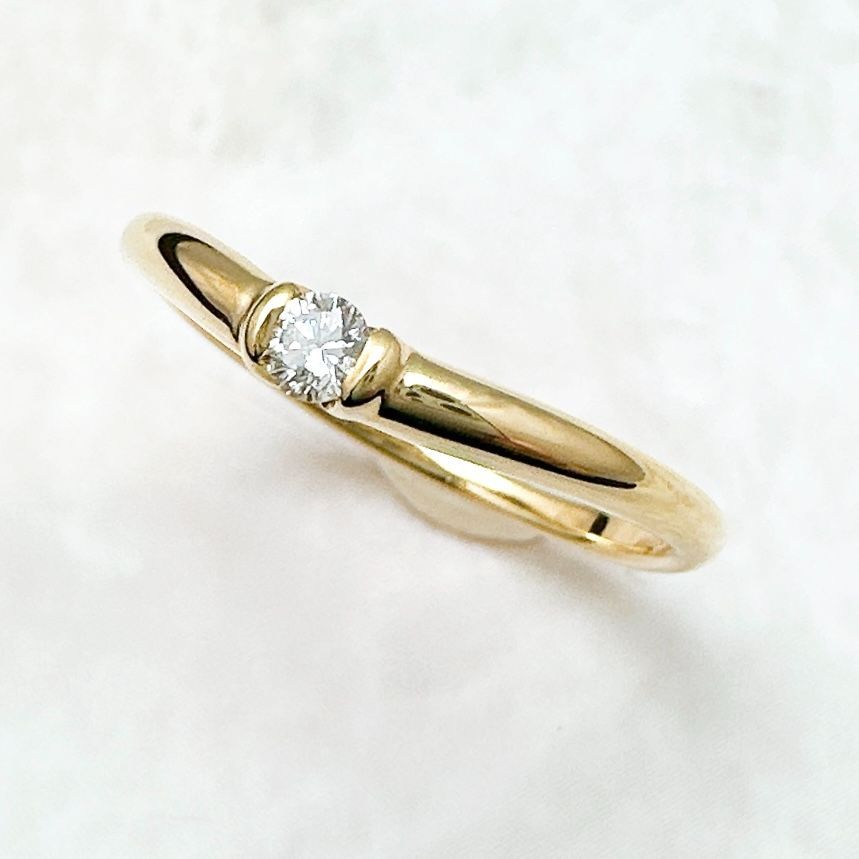 VENDOME AOYAMA」 リング 11号 イエローゴールド レディース