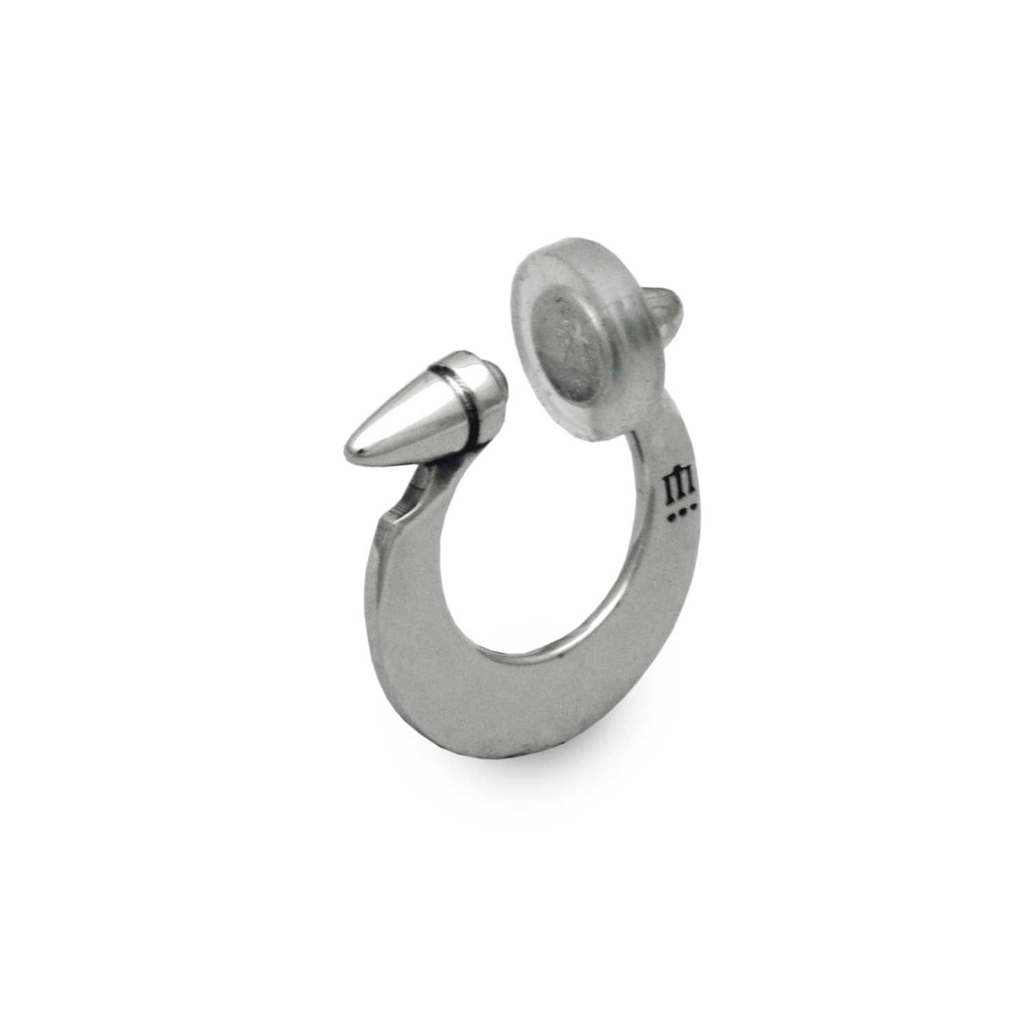 Amazon | PT900 ダイヤピアス 片耳 プラチナ 1粒 ブラック