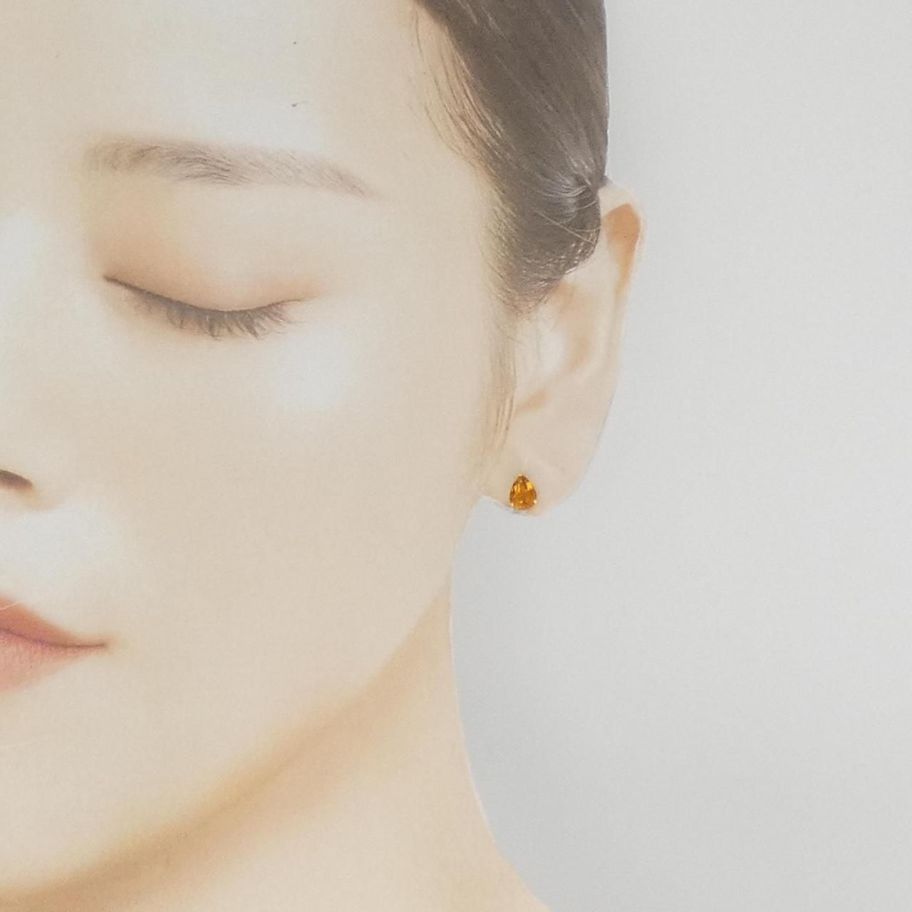 K18YG シトリン ピアス 1.20CT - メルカリ 