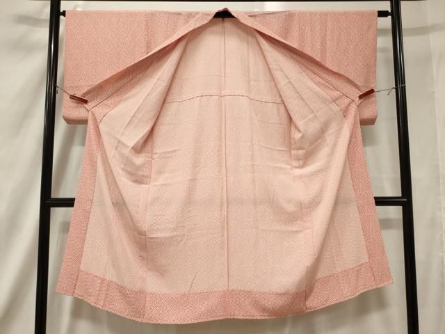 平和屋着物□長襦袢 無双仕立て 雲取り草花丸地紋 暈し染め 正絹 逸品